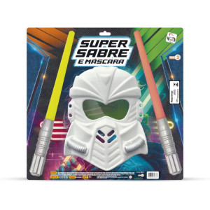 Fantasia Acessorio Super Sabre Kit Completo-123578-14486