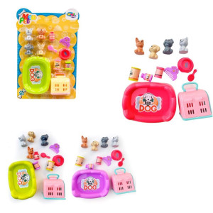 Miniatura Colecionavel Kit Mini Pet Hora Passeio (s)