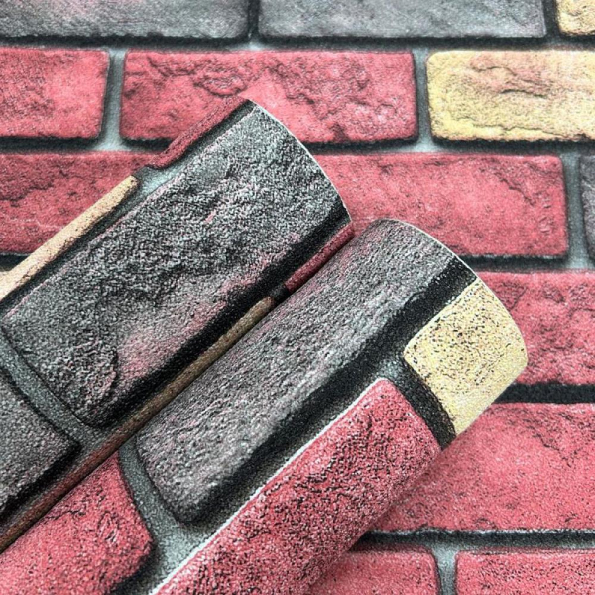 Revestimento De Parede Adesivo Tijolo Vintage 50cmx2,8m-124017-52023