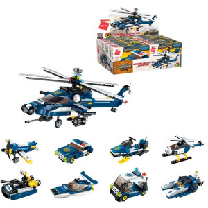 Brinquedo Para Montar Combat Zones Series Policia (s