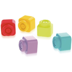 Brinquedo Para Montar Soft Blocks 12pcs Macias