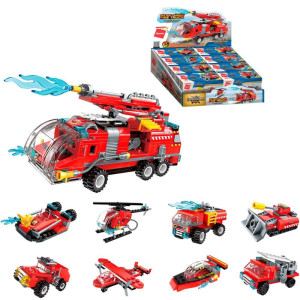Brinquedo Para Montar Super Caminhao Bombeiro (s)