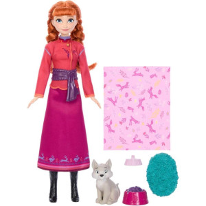Boneca Disney Frozen Anna Com Bebe Raposa-121237-79911