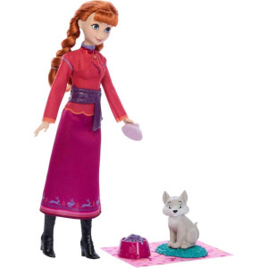 Boneca Disney Frozen Anna Com Bebe Raposa-121237-84412