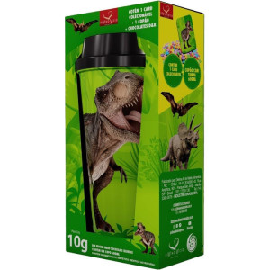 Copo Decorado Dinossauro C/tampa + Surpresa 400ml