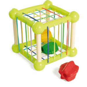 Brinquedo Educativo Desafio A Fio Cubo Elastico