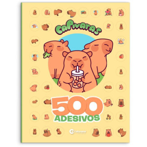 Livro Com Adesivos Capivaras 40pag. C/500 Adesivos