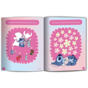 Livro Com Adesivos Stitch Angel 40p C/500adesivos-124071-41343