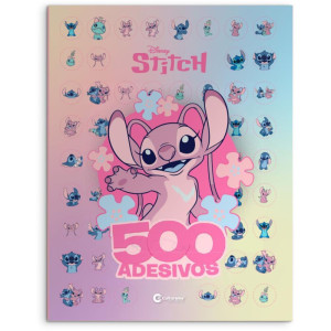 Livro Com Adesivos Stitch Angel 40p C/500adesivos