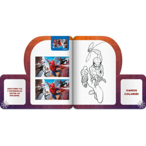 Livro De Atividades Recortado Homem Aranha-124082-82981