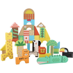 Fisher Price Wood Blocos De Selva 50pcs