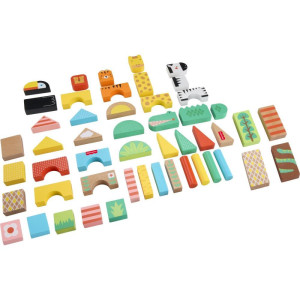 Fisher Price Wood Blocos De Selva 50pcs-121319-62216