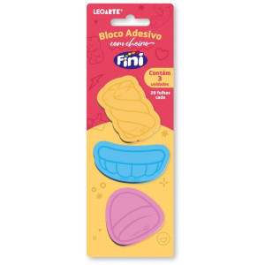 Bloco De Recado Autoadesivo Fini C/aroma 3x20 Fls