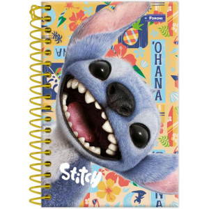 Caderneta Espiral Capa Dura Stitch Movie 80f-124262-38017