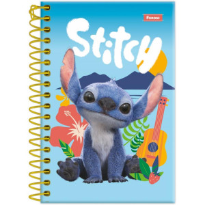 Caderneta Espiral Capa Dura Stitch Movie 80f-124262-97568