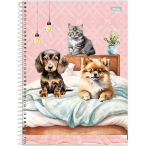 Caderno 01x1 Capa Dura Furfriends 80f-124273-99051