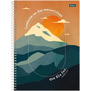 Caderno 10x1 Capa Dura Grace 160f
