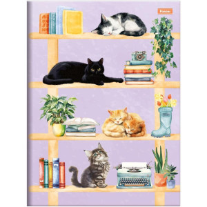 Caderno Brochurao Capa Dura Furfriends 80f-124278-22697