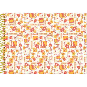 Caderno Desenho Univ Capa Dura Stitch Movie 80f-124261-80568