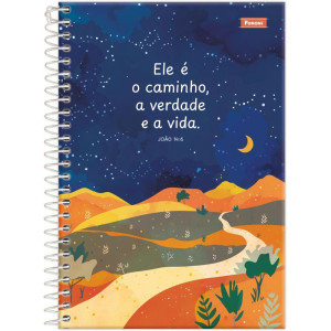 Caderno Espiral 1/4 Capa Dura Grace 80f-124290-16583