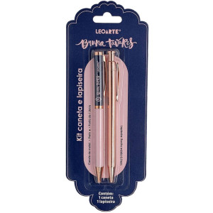 Caneta Esferografica Bruna Tavares Kit C/lapiseira