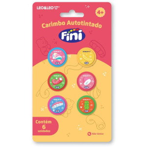 Carimbo Pedagogico Fini 6 Modelos Sortidos