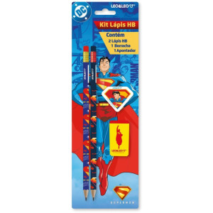 Kit Escolar Superman Hb2 C/04 Pecas-119385-26988