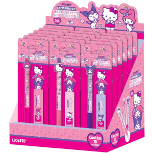 Lapiseira 0.7mm Hello Kitty + 20un.grafite (s)-119377-59695