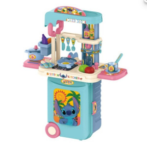 Mala De Viagem 3 Em 1 Stitch - Café Do Stitch-BR2497-434-92866