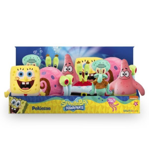 Pelúcias Bob Esponja E Amigos - Display 12 Pcs Modelos Sortidos 20cm