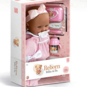 Boneca Roma Reborn Rotina Do Dia Negra-5689-186