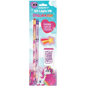 Kit Escolar Unicornio C/04 Pecas
