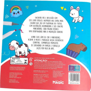 Livro De Colorir Fluffy And Biblical C/6canetinhas-124096-75025