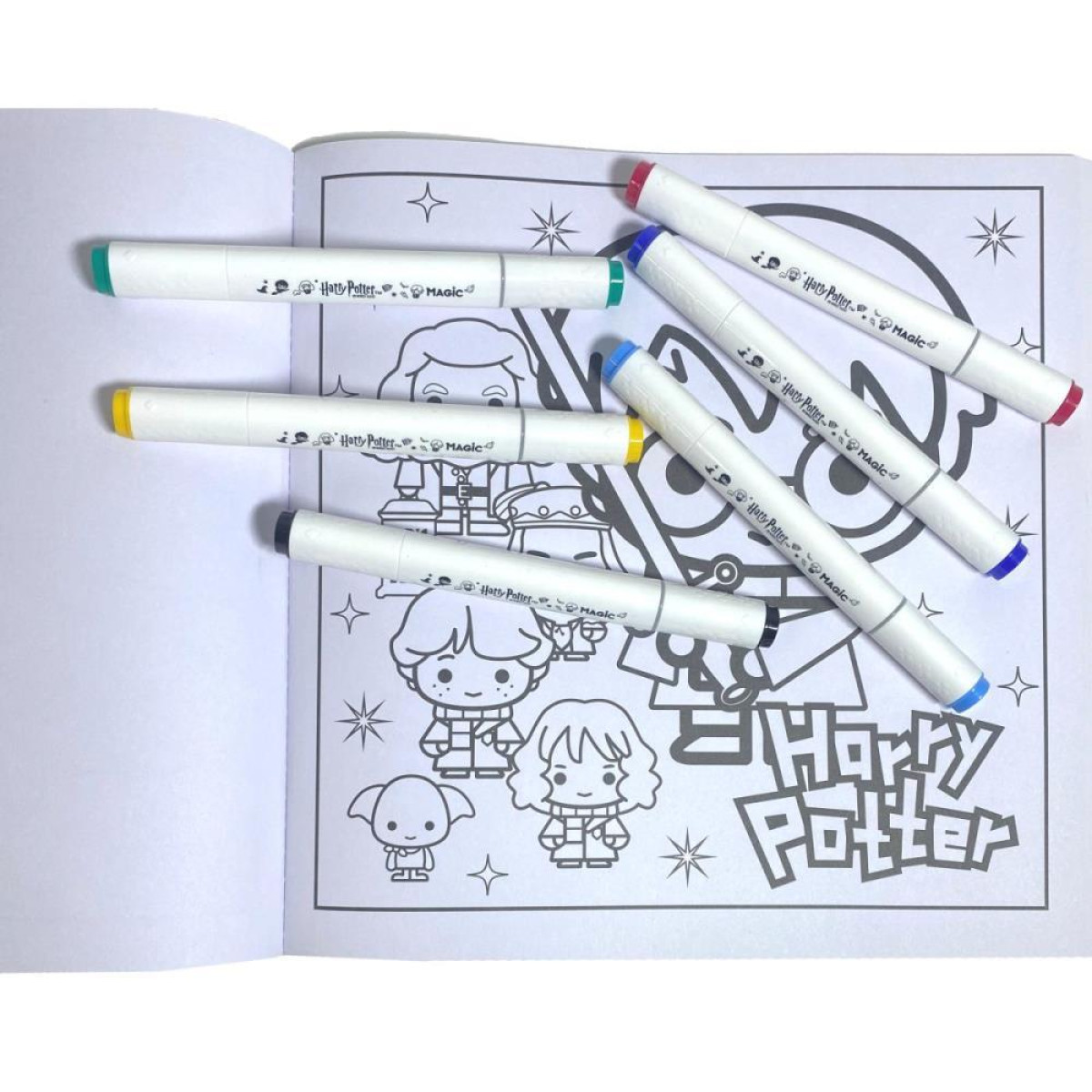 Livro De Colorir Harry Potter Comfy C/6canetinh-124087-33488