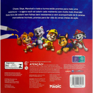 Livro De Colorir Patrulha Canina Comfy C/6canet-124090-56567