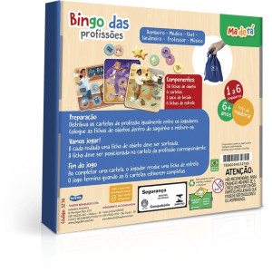Jogo De Bingo Bingo Das Profissoes-124120-80062