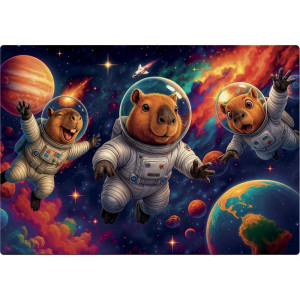 Quebra-cabeca Cartonado Capivara Grandao 120pcs-124114-83375