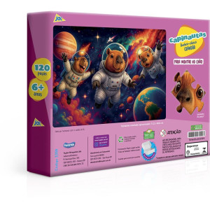 Quebra-cabeca Cartonado Capivara Grandao 120pcs-124114-97110