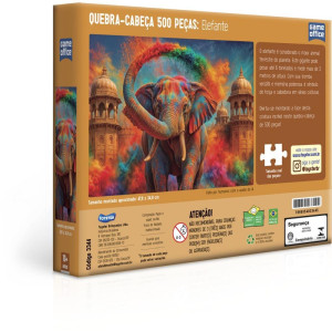 Quebra-cabeca Cartonado Elefante 500 Pcs-124104-35392