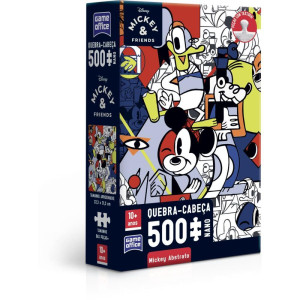 Quebra-cabeca Cartonado Mickey 500 Pcs Nano