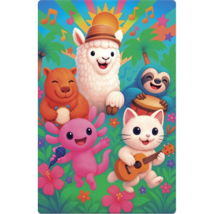 Quebra-cabeca Cartonado Mundo Fofinho 100 Pcs-124116-98851