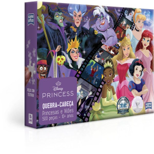 Quebra-cabeca Cartonado Princesas E Viloes 500pcs-124111-66817