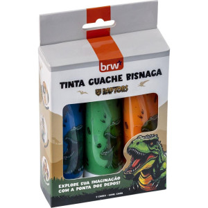 Tinta Guache Bisnaga Raptors 3 Cores 60ml-124456-72040