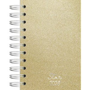 Agenda 2026 Star Esp Cd 100x150 160fls Ouro