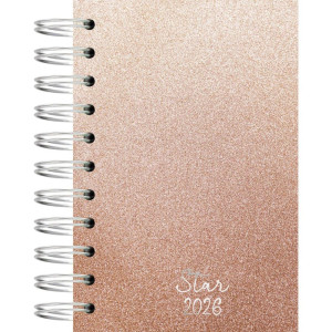 Agenda 2026 Star Esp Cd 100x150 160fls. Rose