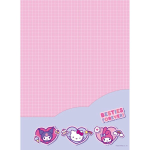 Caderno 01x1 Capa Dura Besties Forever 80fls.-124487-78890