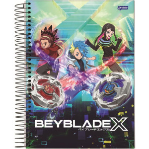 Caderno 01x1 Capa Dura Beyblade-124489-38528
