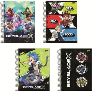 Caderno 01x1 Capa Dura Beyblade-124489-65713