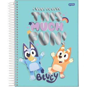 Caderno 01x1 Capa Dura Bluey 80fls.-124482-64322