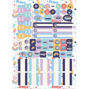 Caderno 01x1 Capa Dura Bluey 80fls.-124482-66924